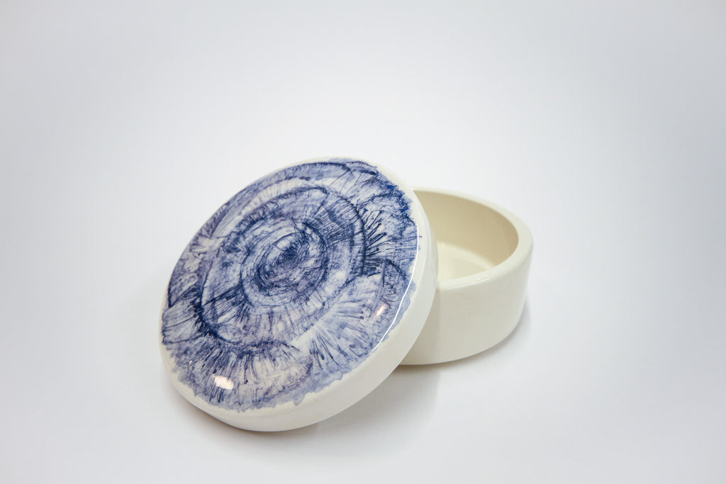 šatulja MODRA KRIZANTEMA