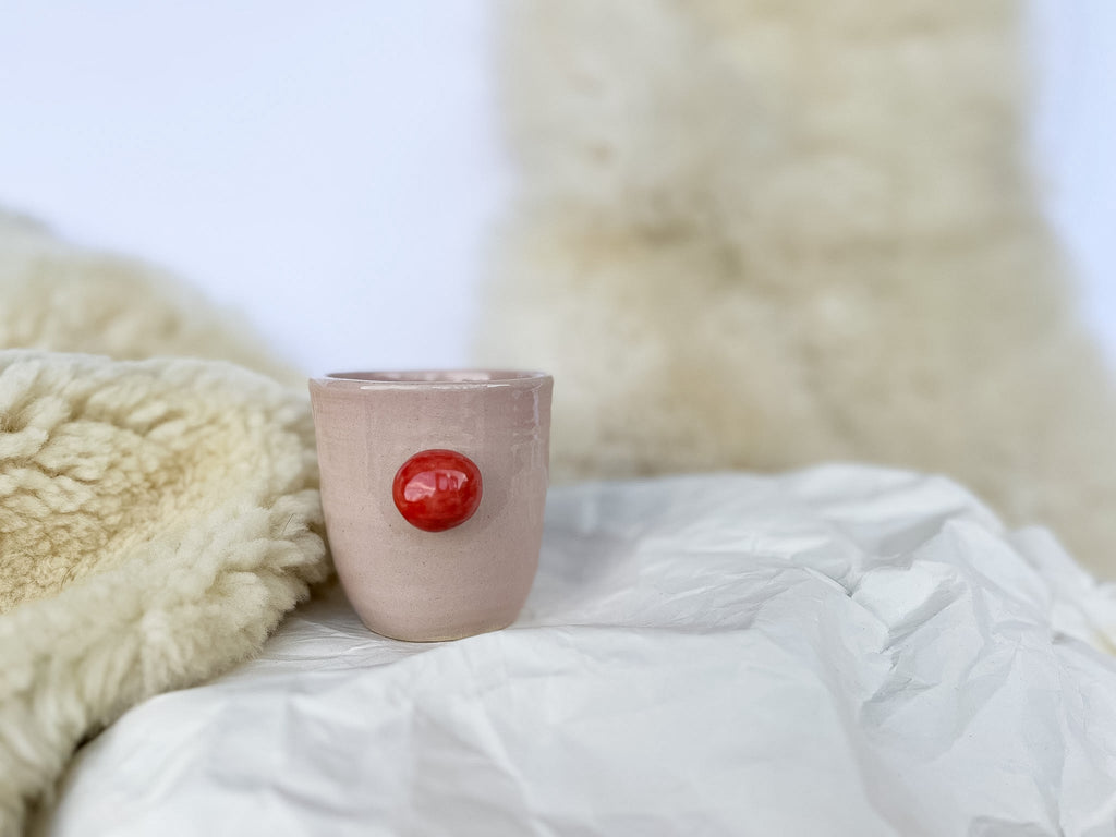 ROZA skodelica z rdečo MINI