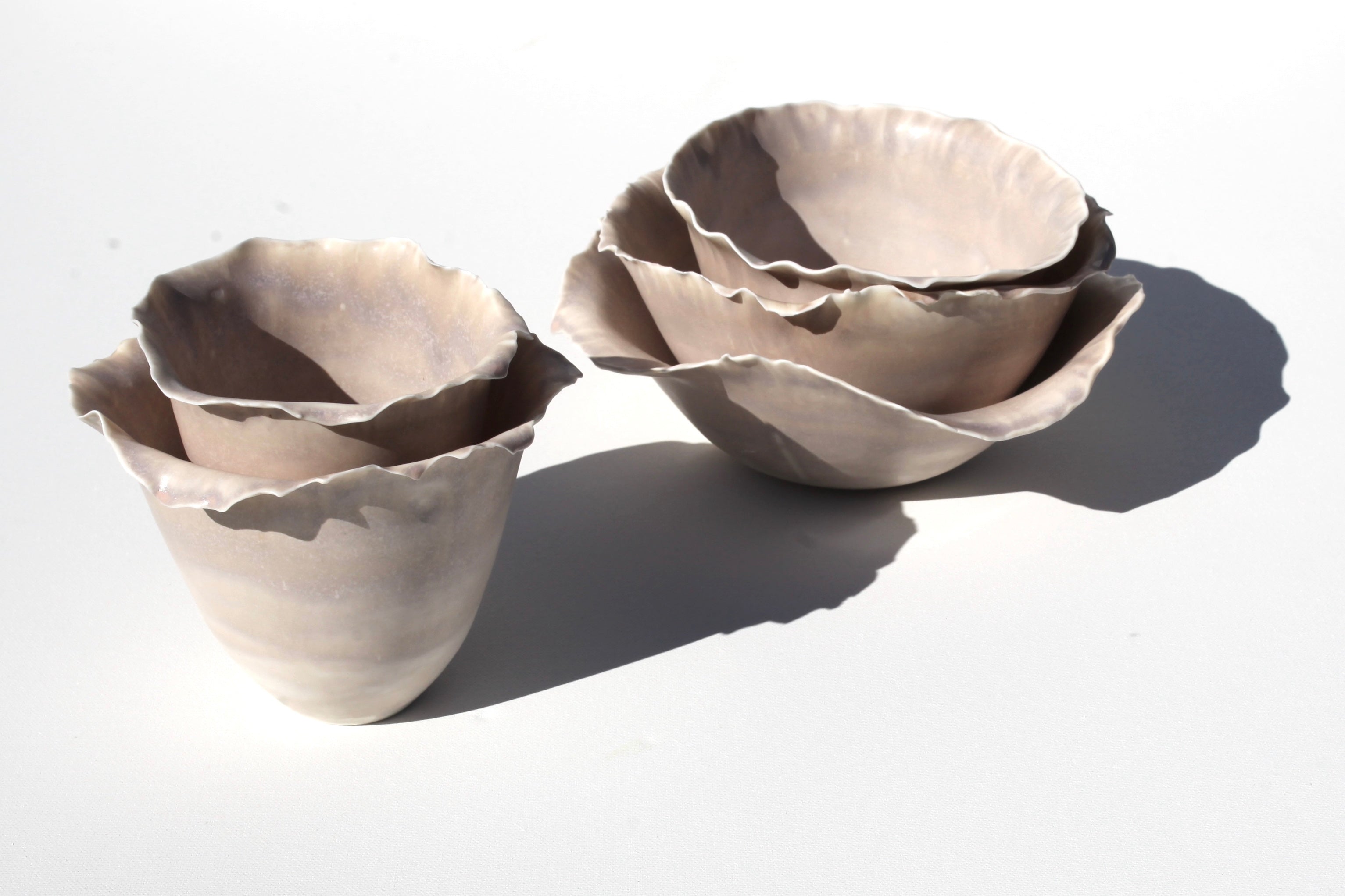 set 5 posod ROZA SOLATA