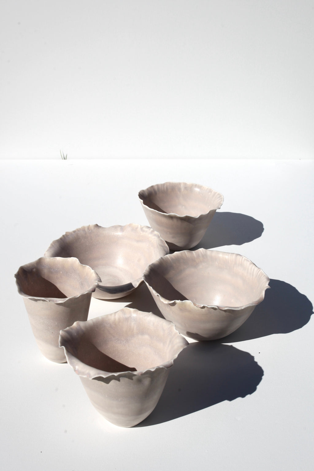 set 5 posod ROZA SOLATA