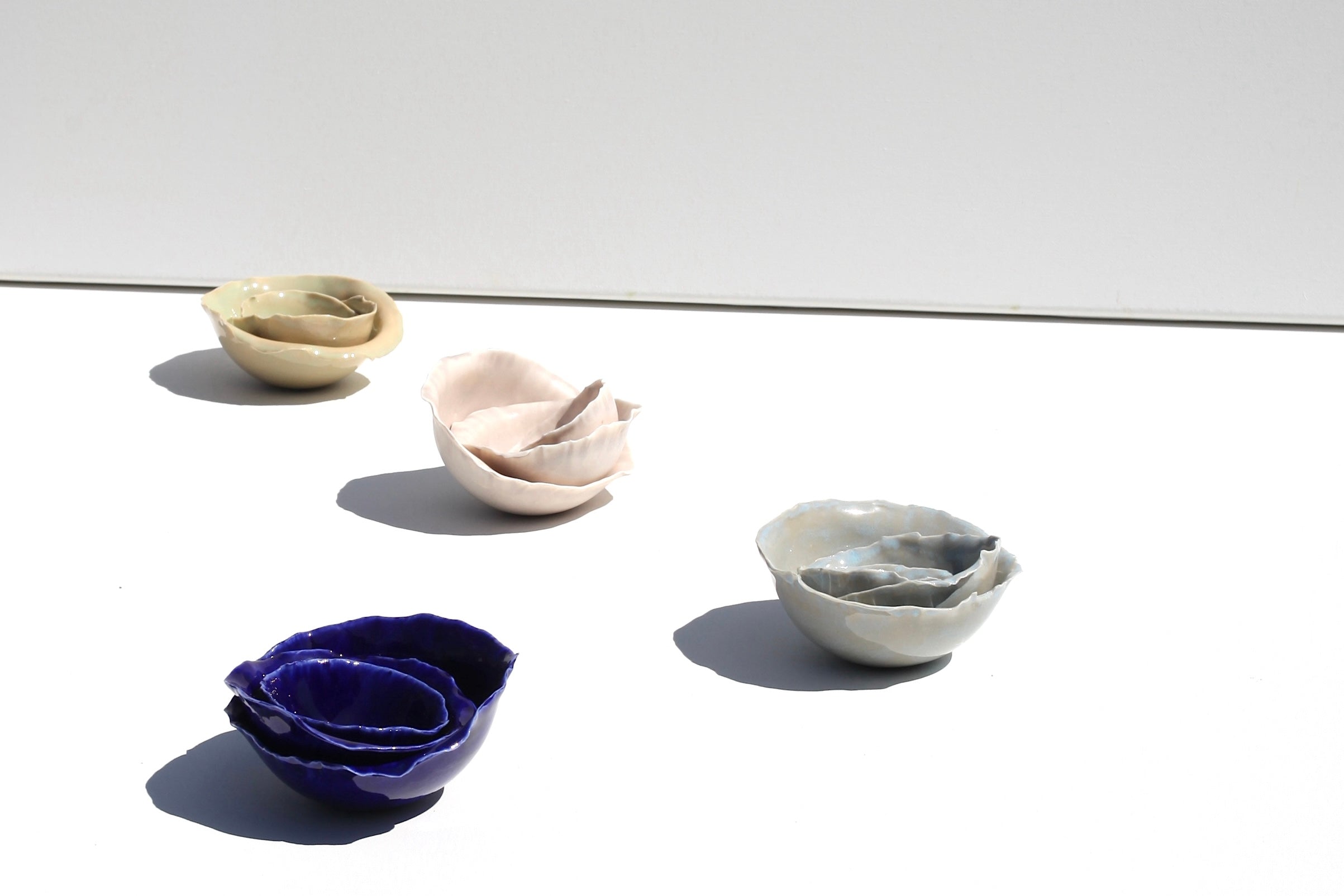 set 3 posodic BELA SOLATA