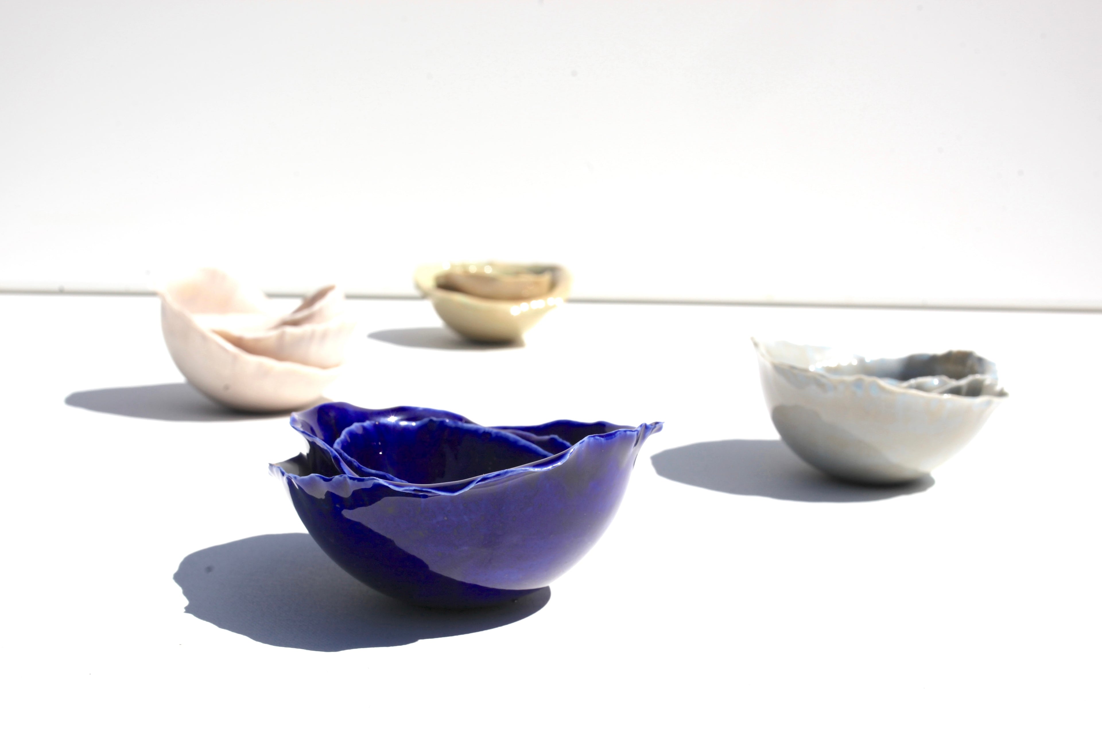 set 3 posodic MODRA SOLATA