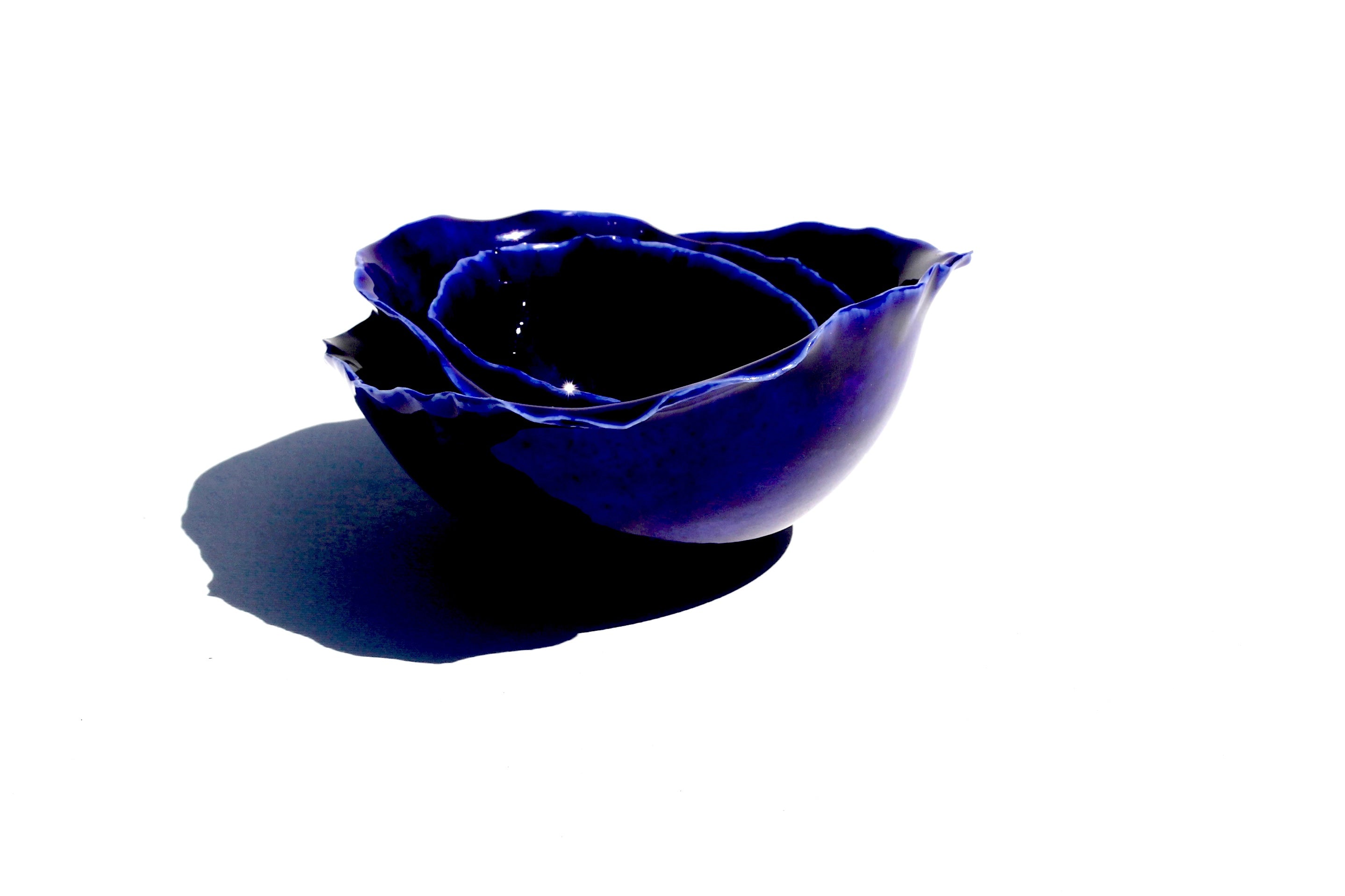 set 3 posodic MODRA SOLATA