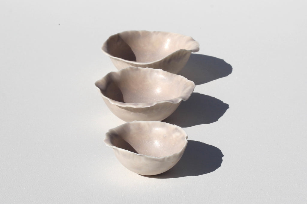 set 3 posodic ROZA SOLATA