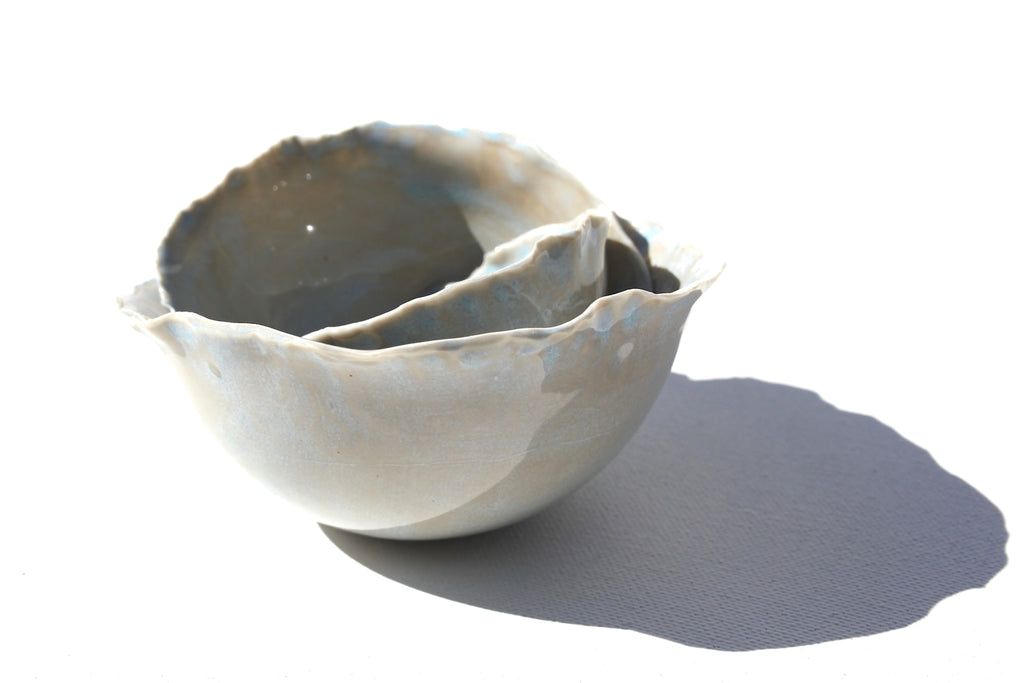 set 3 posodic SVETLO MODRA SOLATA